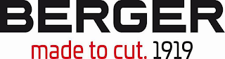BERGER MADE TO CUT. 1919 logo