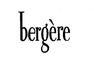 BERGERE logo