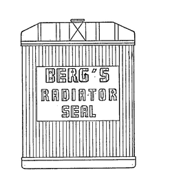 BERG'S RADIATOR SEAL logo