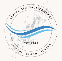 BERING SEA SALT COMPANY ST PAUL ISLAND, ALASKA EST. 2024 logo