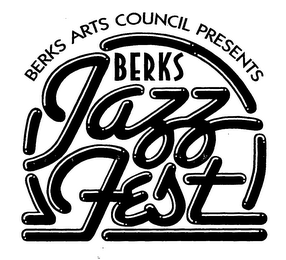 BERKS ARTS COUNCIL PRESENTS BERKS JAZZ FEST logo