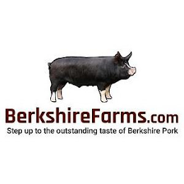 BERKSHIREFARMS.COM STEP UP TO THE OUTSTANDING TASTE OF BERKSHIRE PORKS logo