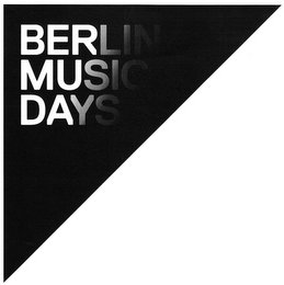 BERLIN MUSIC DAYS logo