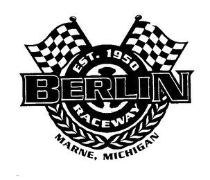 BERLIN RACEWAY EST. 1950 MARNE, MICHIGAN logo