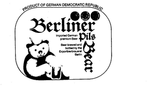 BERLINER PILS BEAR logo