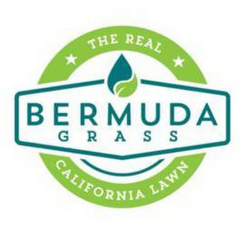 BERMUDA GRASS THE REAL CALIFORNIA LAWN logo