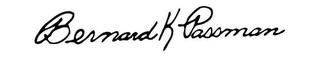 BERNARD K PASSMAN logo