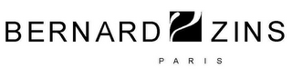 BERNARD ZINS P A R I S logo
