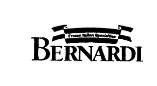 BERNARDI FROZEN ITALIAN SPECIALTIES logo