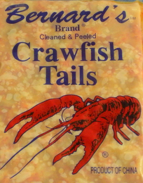 BERNARD'S BRAND CLEANED &PEELED CRAWFISH TAILS logo