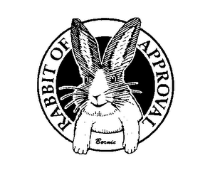 BERNIE RABBIT OF APPROVAL logo