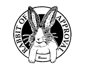 BERNIE RABBIT OF APPROVAL logo