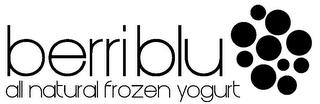 BERRI BLU ALL NATURAL FROZEN YOGURT logo