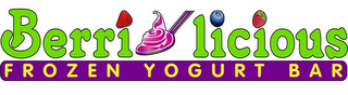 BERRI LICIOUS FROZEN YOGURT BAR logo