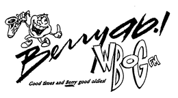 BERRY 96.1 WBOG FM GOOD TIMES AND BERRY GOOD OLDIES! logo