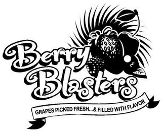 BERRY BLASTERS GRAPES PICKED FRESH ... & FILLED WITH FLAVOR logo