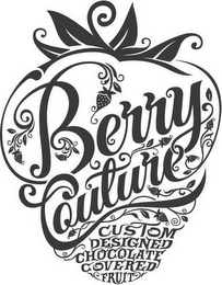 BERRY COUTURE CUSTOM DESIGNED CHOCOLATE COVERED FRUIT logo