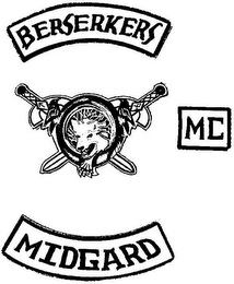 BERSERKERS MC MIDGARD logo
