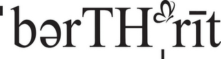 BERTH RIT logo