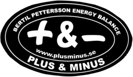BERTIL PETTERSSON ENERGY BALANCE + & - WWW.PLUSMINUS.SE PLUS & MINUS logo