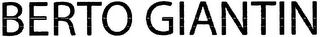 BERTO GIANTIN logo