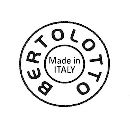 BERTOLOTTO MADE IN ITALY logo