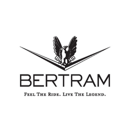 BERTRAM FEEL THE RIDE. LIVE THE LEGEND. logo