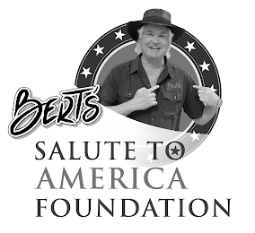 BERT'S SALUTE TO AMERICA FOUNDATION logo
