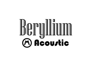 BERYLLIUM M ACOUSTIC logo