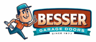 BESSER GARAGE DOORS SINCE 1977 logo