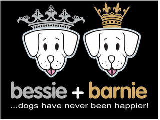 BESSIE + BARNIE . . . DOGS HAVE NEVER BEEN HAPPIER! logo