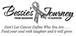 BESSIE'S JOURNEY FROM DIAGNOSIS TO SURVIVOR DON'T LET CANCER DEFINE WHO YOU ARE... FEED YOUR SOUL WITH LAUGHTER AND IT WILL GROW. logo