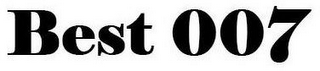BEST 007 logo
