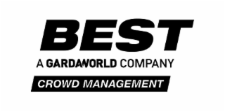 BEST A GARDAWORLD COMPANY CROWD MANAGEMENT logo