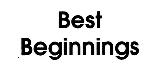 BEST BEGINNINGS logo