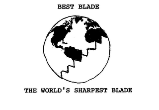BEST BLADE THE WORLD'S SHARPEST BLADE logo