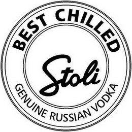 BEST CHILLED STOLI GENUINE RUSSIAN VODKA logo