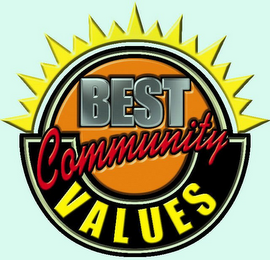 BEST COMMUNITY VALUES logo