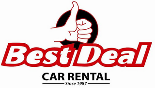 BEST DEAL CAR RENTAL SINCE 1987 logo