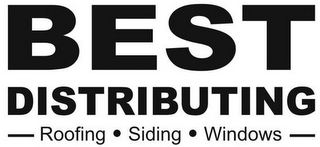 BEST DISTRIBUTING ROOFING · SIDING · WINDOWS logo