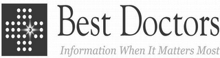 BEST DOCTORS INFORMATION WHEN IT MATTERS MOST logo