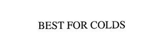BEST FOR COLDS logo