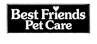 BEST FRIENDS PET CARE logo