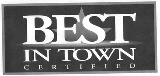 BEST IN TOWN CERTIFIED logo