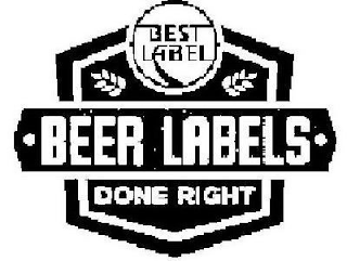 BEST LABEL BEER LABELS DONE RIGHT logo