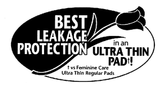 BEST LEAKAGE PROTECTION IN AN ULTRA THIN PAD! VS FEMININE CARE ULTRA THIN REGULAR PADS logo