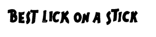BEST LICK ON A STICK logo