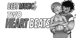 BEST MUSIC TWO HEART BEATS logo