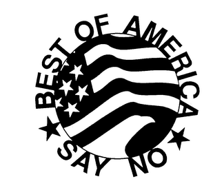 BEST OF AMERICA SAY NO logo