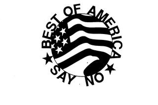 BEST OF AMERICA SAY NO logo